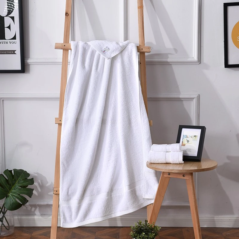 100% Combed Cotton White Terry Face Towel For Hotel Plain Or Jacquard manufacturers
